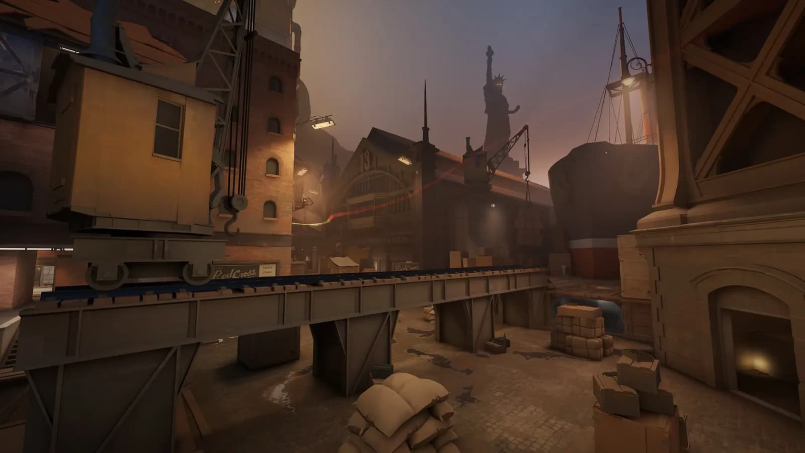 The Seaport Dock on Deadlock's yellow York lane