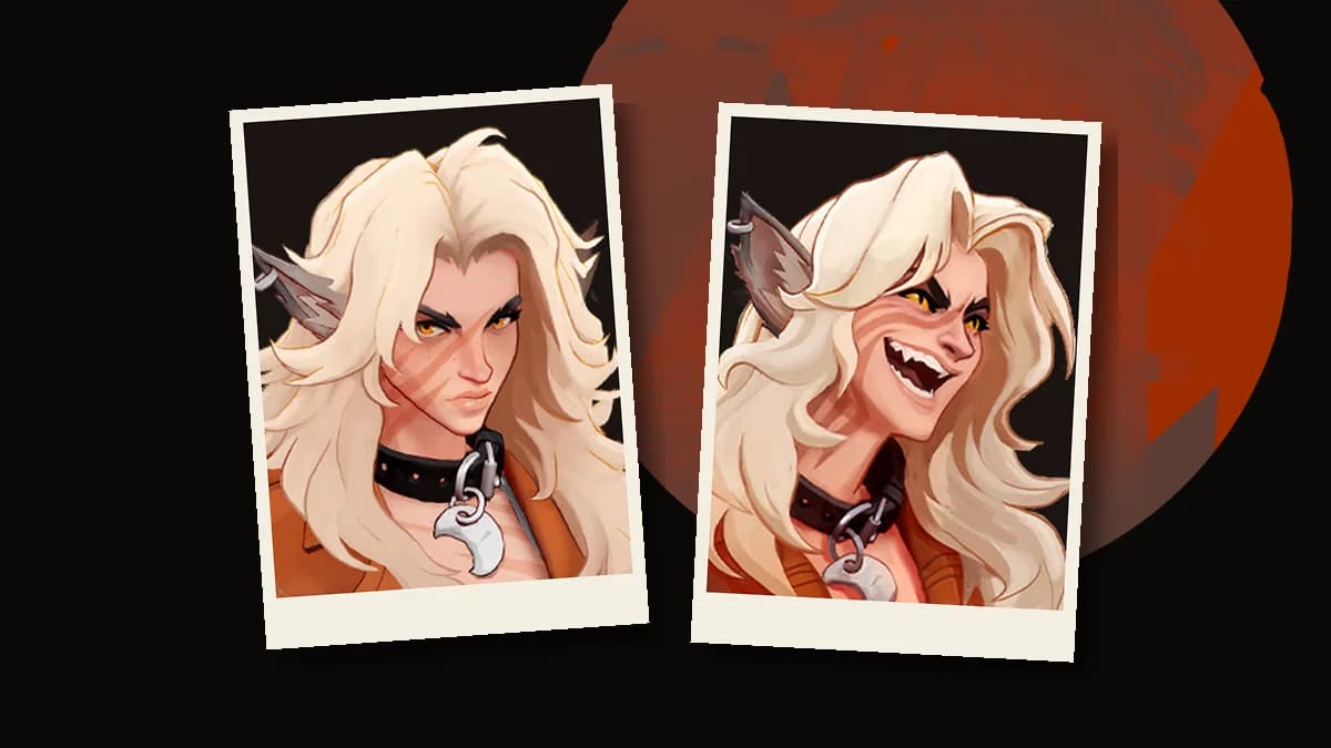 Two hero cards of Silver, Deadlock's werewolf brawler